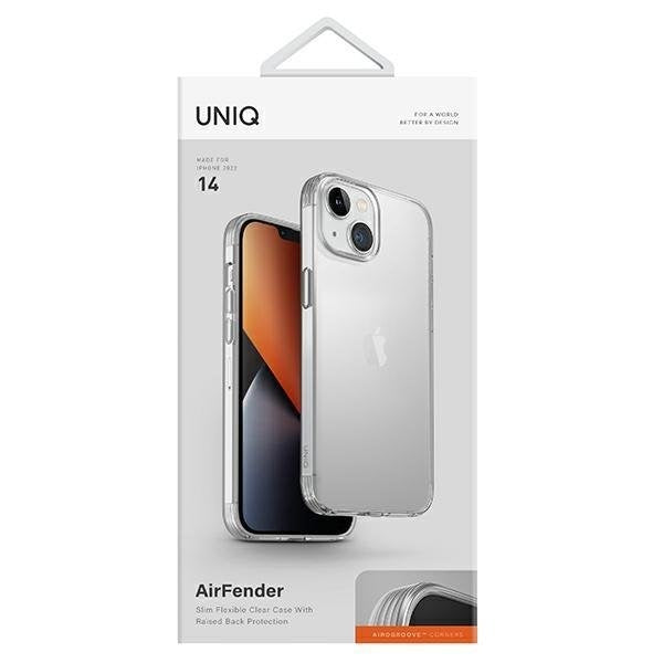 Кейс Uniq Air Fender за iPhone 14 6.1" прозрачен