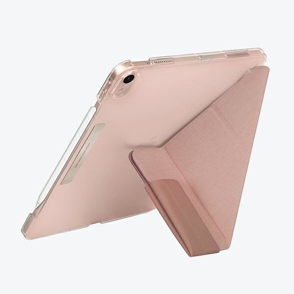 Калъф UNIQ etui Camden за iPad Air 10.9" (2020), със стойка и поставка за стилус, антимикробен, розов