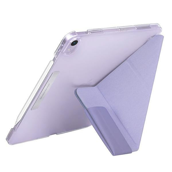 Калъф UNIQ etui Camden за iPad Air 10.9" (2022/ 2020), със стойка и поставка за стилус, антимикробен, лавандула