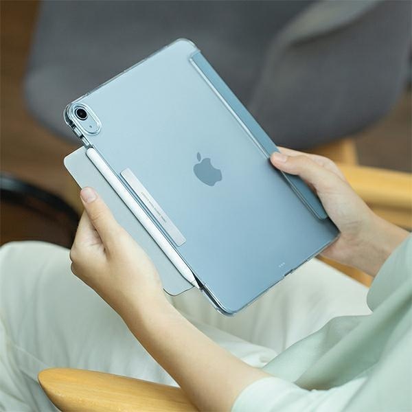 Калъф UNIQ etui Camden за iPad Air 10.9" (2022/ 2020), със стойка и поставка за стилус, антимикробен, лавандула