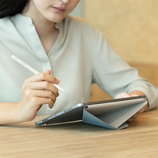 Калъф UNIQ etui Camden за iPad Air 10.9" (2022/ 2020), със стойка и поставка за стилус, антимикробен, лавандула