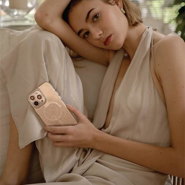 Кейс Uniq Coehl Lumino за iPhone 14 Plus 6.7" златен / златен шампанско