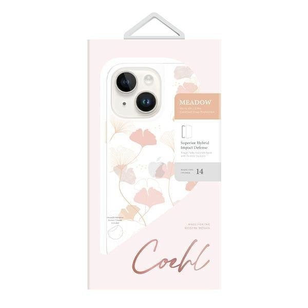 Кейс Uniq Coehl Meadow за iPhone 14 6.1" розов / пролетно розово