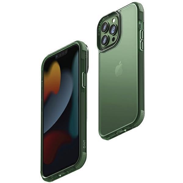 Кейс UNIQ etui Combat за iPhone 13 Pro Max 6.7", зелен