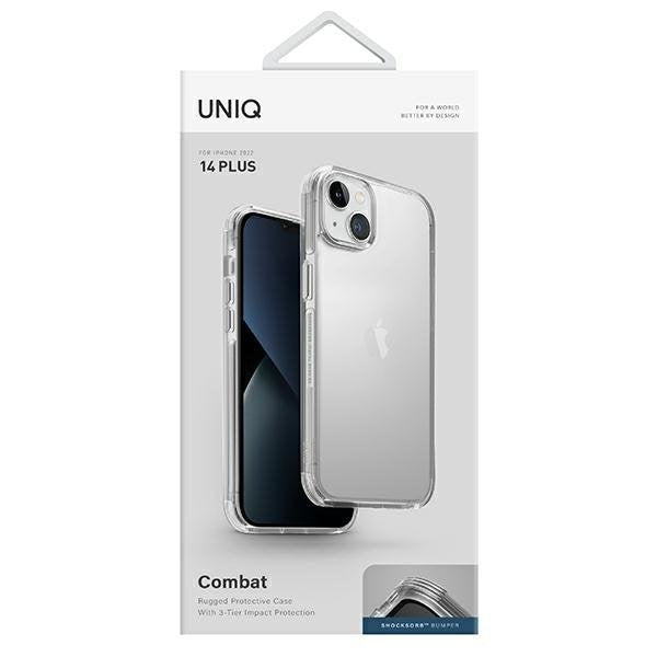 Кейс Uniq Combat за iPhone 14 Plus 6.7" прозрачен / прозрачен