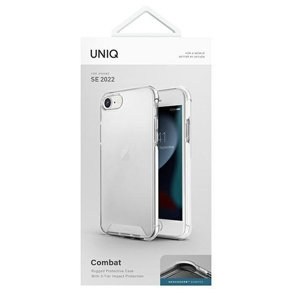 Кейс UNIQ etui Combat за iPhone SE 2022 / 2020 7 8 бял