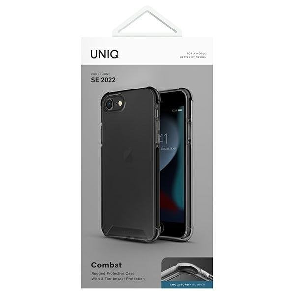 Кейс UNIQ etui Combat за iPhone SE 2022 / 2020 7 8 черен