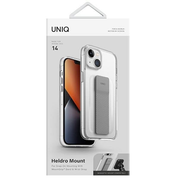 Кейс Uniq Heldro Mount за iPhone 14 6.1’ прозрачен / ясен