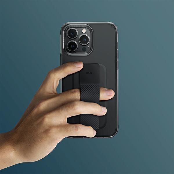 Кейс Uniq Heldro Mount за iPhone 14 Pro 6.1" сив / vapor smoke