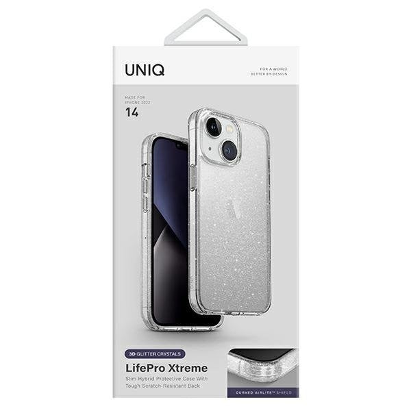 Кейс Uniq LifePro Xtreme за iPhone 14 6.1" прозрачен / бляскав