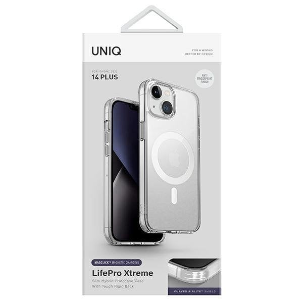 Кейс Uniq LifePro Xtreme за iPhone 14 Plus 6.7" Magclick Charging прозрачен / прозрачен