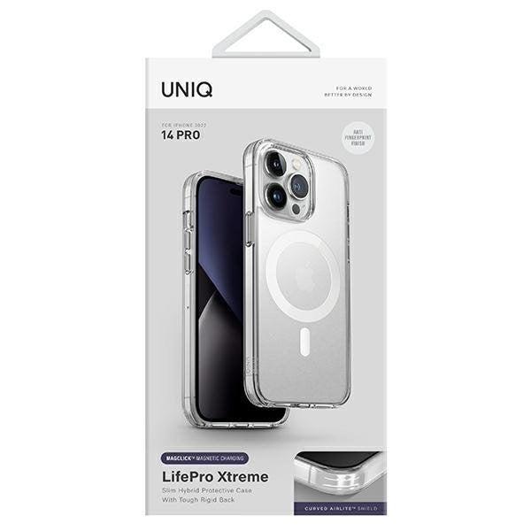 Кейс Uniq LifePro Xtreme за iPhone 14 Pro 6.1" Magclick Charging прозрачен / прозрачен
