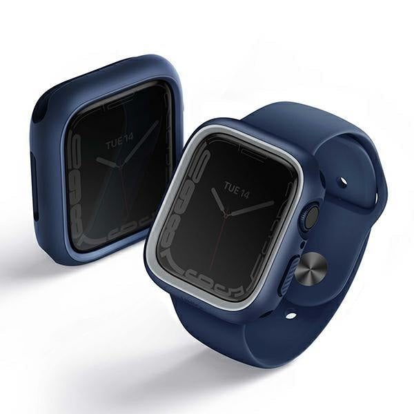 Калъф UNIQ etui Moduo за Apple Watch Series 4/5/6/7/8/SE, 44/45mm, синьо-сив