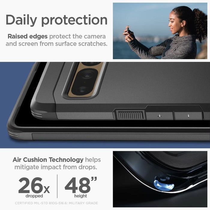 Кейс Spigen Tough Armor за Google Pixel 7 Pro, черен