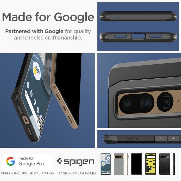 Кейс Spigen Tough Armor за Google Pixel 7 Pro черен
