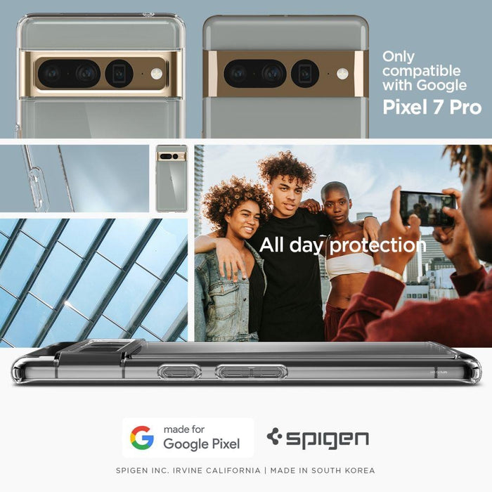 Кейс Spigen Ultra Hybrid за Google Pixel 7 Pro прозрачен