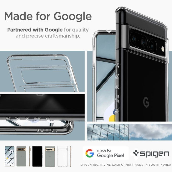 Кейс Spigen Ultra Hybrid за Google Pixel 7 Pro прозрачен