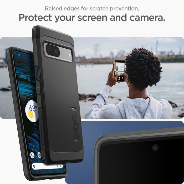 Кейс Spigen Tough Armor за Google Pixel 7, черен
