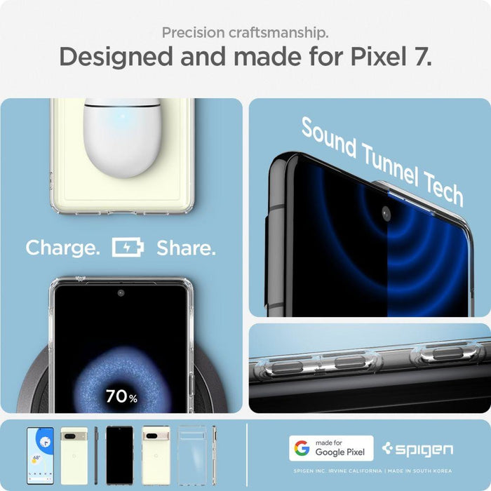 Кейс Spigen Ultra Hybrid за Google Pixel 7 прозрачен