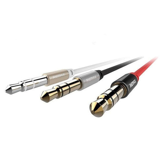 Кабел Remax RL - L100 3.5 to AUX Audio Cable 1000mm Черен