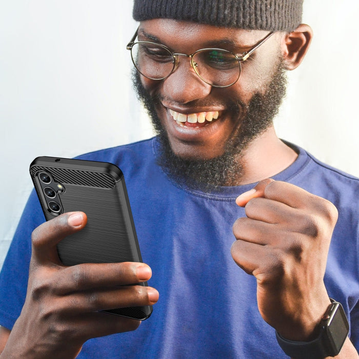 Кейс HQWear Carbon Case за Samsung Galaxy A14 5G черен