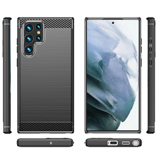 Кейс HQWear Carbon Case за Samsung Galaxy S23 Ultra черен