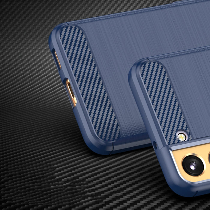 Кейс HQWear Carbon Case за Samsung Galaxy S23 Plus син