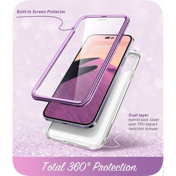 Кейс Supcase Cosmo за iPhone 14 PRO MAX MARBLE PURPLE