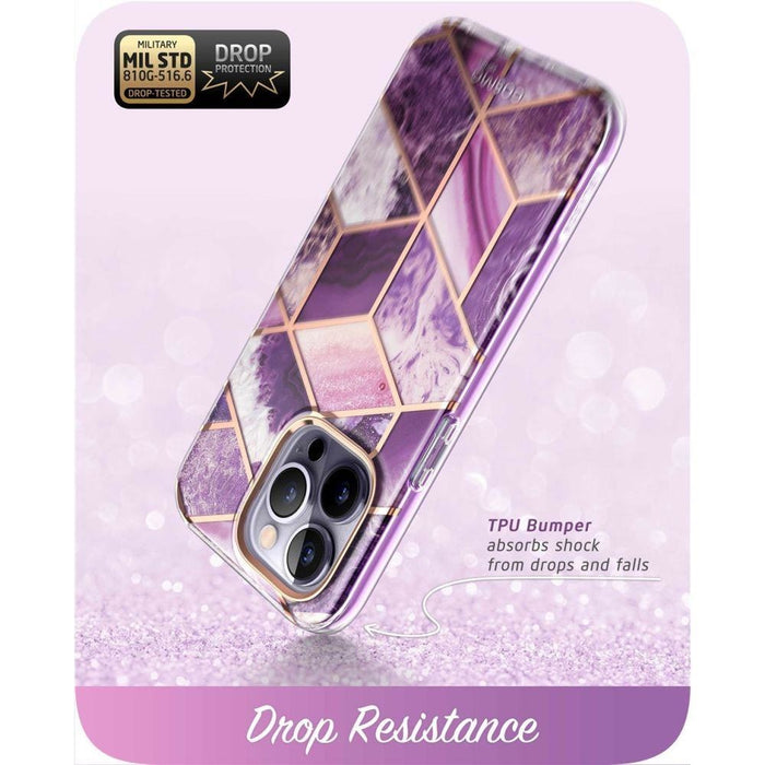 Кейс Supcase Cosmo за iPhone 14 PRO MAX, MARBLE PURPLE