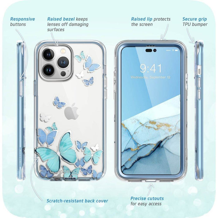Кейс Supcase Cosmo за iPhone 14 PRO MAX, BLUE FLY
