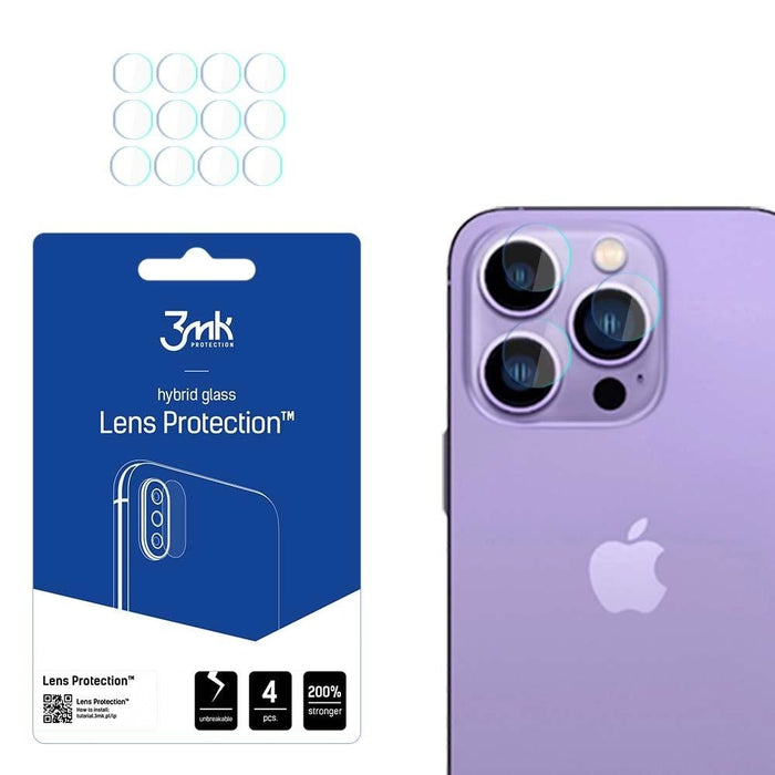 Протектори за камера 3mk Lens Protection™ за Apple iPhone 14 Pro / 14 Pro Max