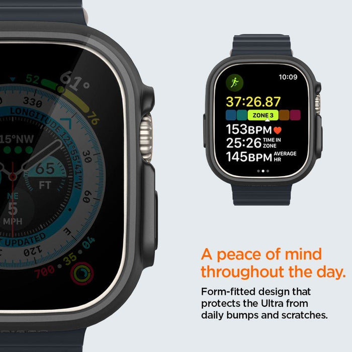 Калъф Spigen Thin Fit за Apple Watch Ultra (49mm) черен
