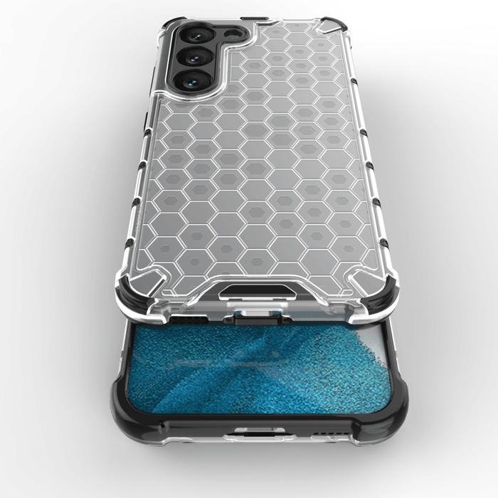 Кейс HQWear Honeycomb за Samsung Galaxy S23 прозрачен