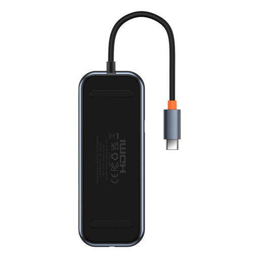 Хъб Baseus AcmeJoy USB - C към 1x / 4x USB3.0 тъмносив