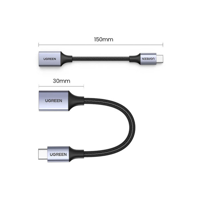 Адаптер Ugreen OTG USB - C към USB - A 5Gb/s
