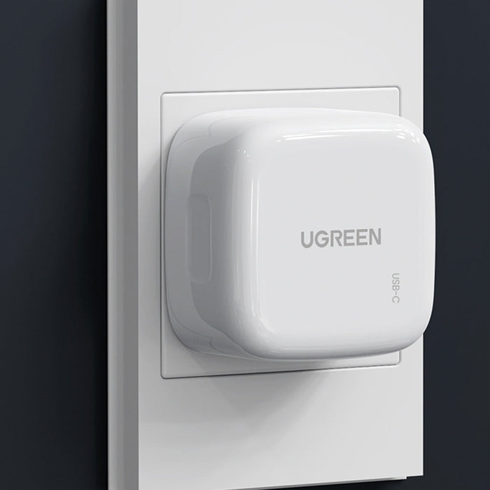 Адаптер Ugreen UK USB - C PD 30W бял (CD127)