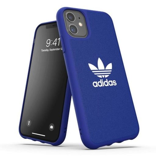 Кейс Adidas Moulded Case Canvas за iPhone 11 син / 36345