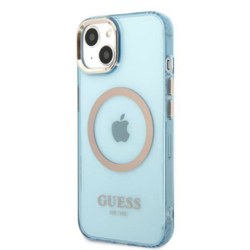 Кейс Guess GUHMP13MHTCMB за iPhone 13 6.1’ син