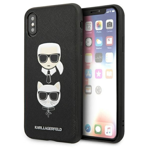 Кейс Karl Lagerfeld KLHCI65SAKICKCBK за iPhone XS Max