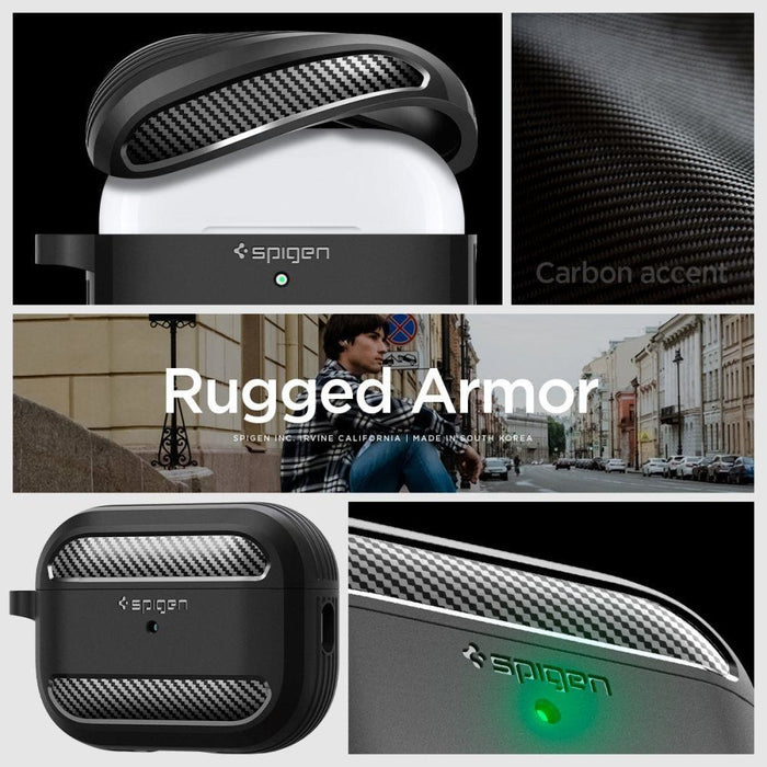 Кейс Spigen Rugged Armor за Apple AirPods Pro 1 / 2