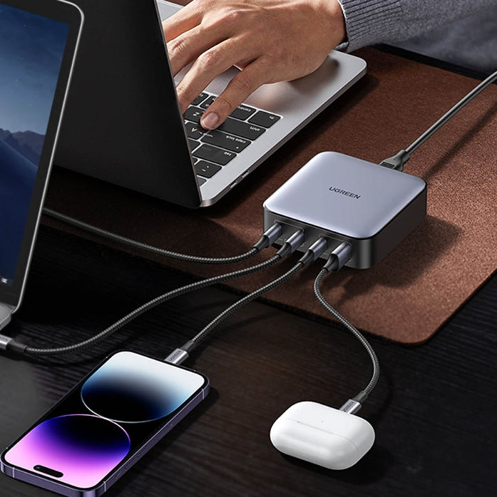 Мрежово зарядно Ugreen Nexode GaN 3xUSB - C