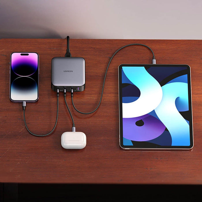 Мрежово зарядно Ugreen Nexode GaN 3xUSB - C