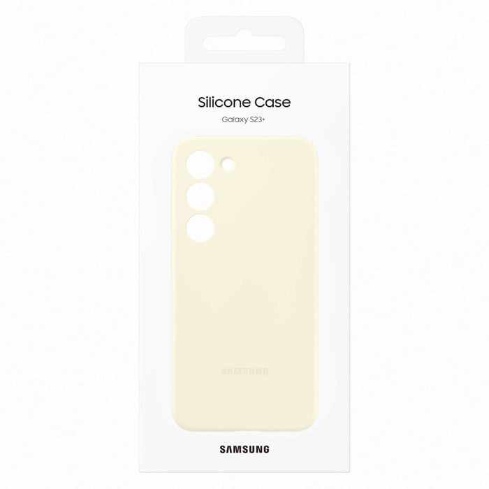 Кейс Samsung Silicone Cover за Galaxy S23 Plus бял