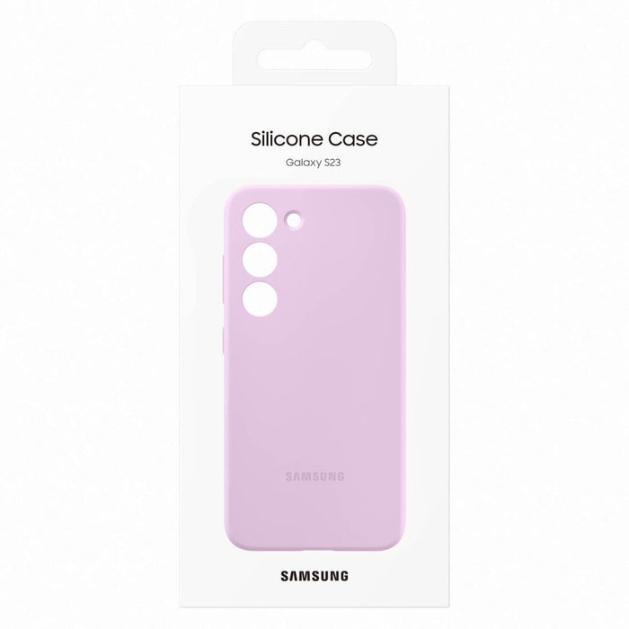 Кейс Samsung Silicone Cover за Galaxy S23 лилав