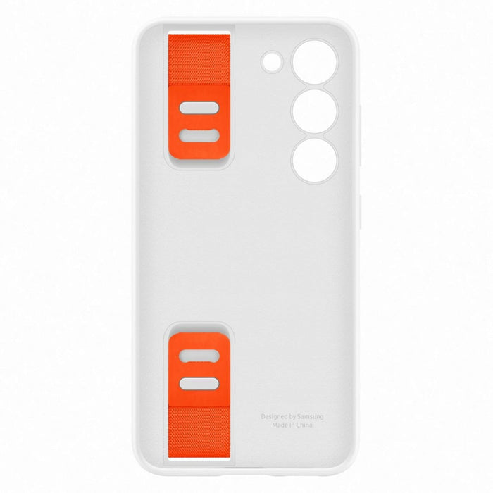 Кейс Samsung Silicone Grip Cover за Galaxy S23 бял