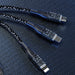 3в1 кабел Dudao L22X USB към USB - C / microUSB