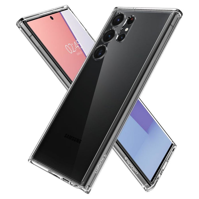 Кейс Spigen Ultra Hybrid за Samsung Galaxy S23 прозрачно