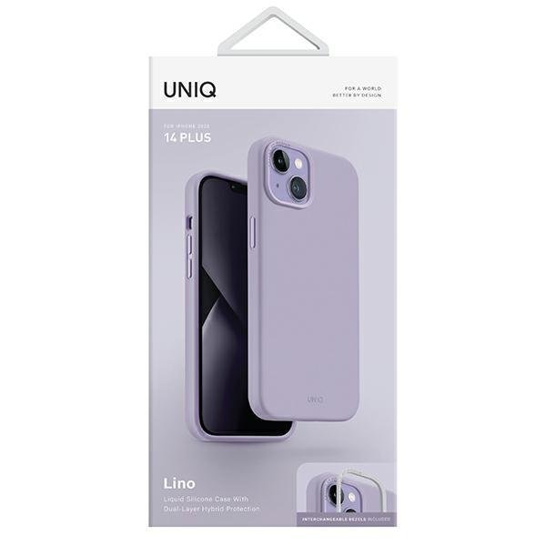 Кейс Uniq Lino за iPhone 14 Plus 6.7’ лилав