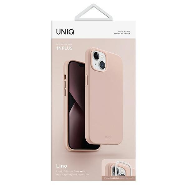 Кейс Uniq Lino за iPhone 14 Plus 6.7’ розов