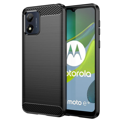 Кейс HQWear Carbon Case за Motorola Moto E13 черен